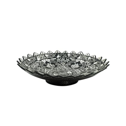 Bidri Ware Plate Sheet Low Work Antique (1TMTDCOKA09774) Bidri Ware Plate Sheet Low Work Antique (1TMTDCOKA09774)