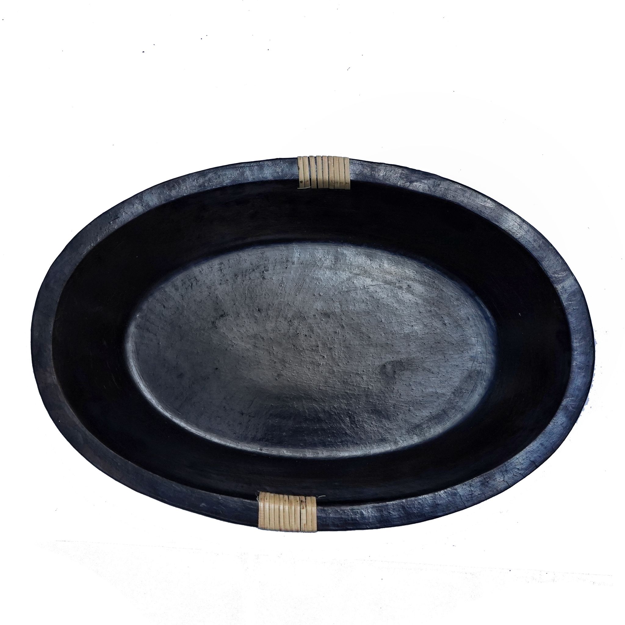 Longpi Black Stone Pottery Serving Tankot Kantuk  (1TPTDPTKA00324)