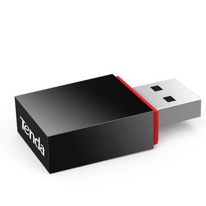 Tenda U3 WiFi Dongle 300Mbps USB Wireless Adapter, 2.4GHz, 2 Internal Antennas,USB 2.0 (Black)