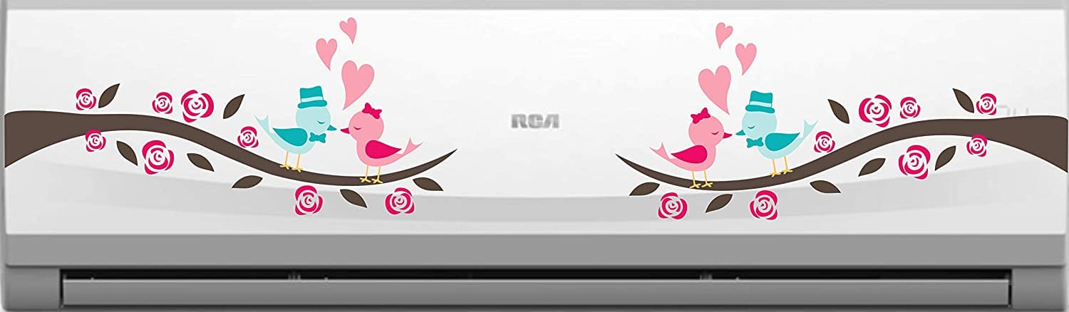 DreamKraft Decorative AC Air Conditioner Sticker (16 cm X 91 cm)