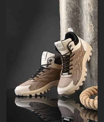 OFF LIMITS RAFTAR Beige Hiking Shoes