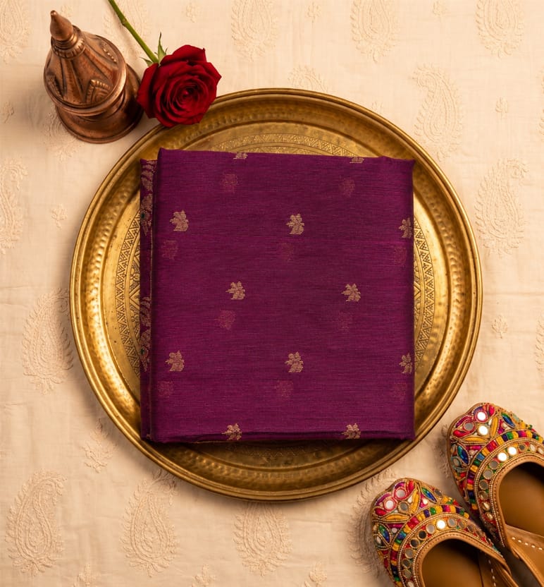 Handloom Chanderi Pattu Soft Silk Saree