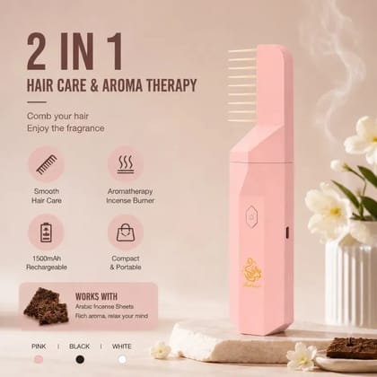 Electric Incense Hair Straightener Comb Imported | Heated Hair Straightening Brush & Smoothing Comb | Anti-Frizz Styling Comb for Quick Hair Styling | Portable Hair Care Tool (Random Color) Electric Incense Hair Straightener Comb Imported | Heated Hair Straightening Brush & Smoothing Comb | Anti-Frizz Styling Comb for Quick Hair Styling | Portable Hair Care Tool (Random Color)