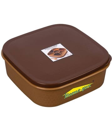 HomePro - Masala Dabba Plastic Brown Spice Container ( Set of 1 )