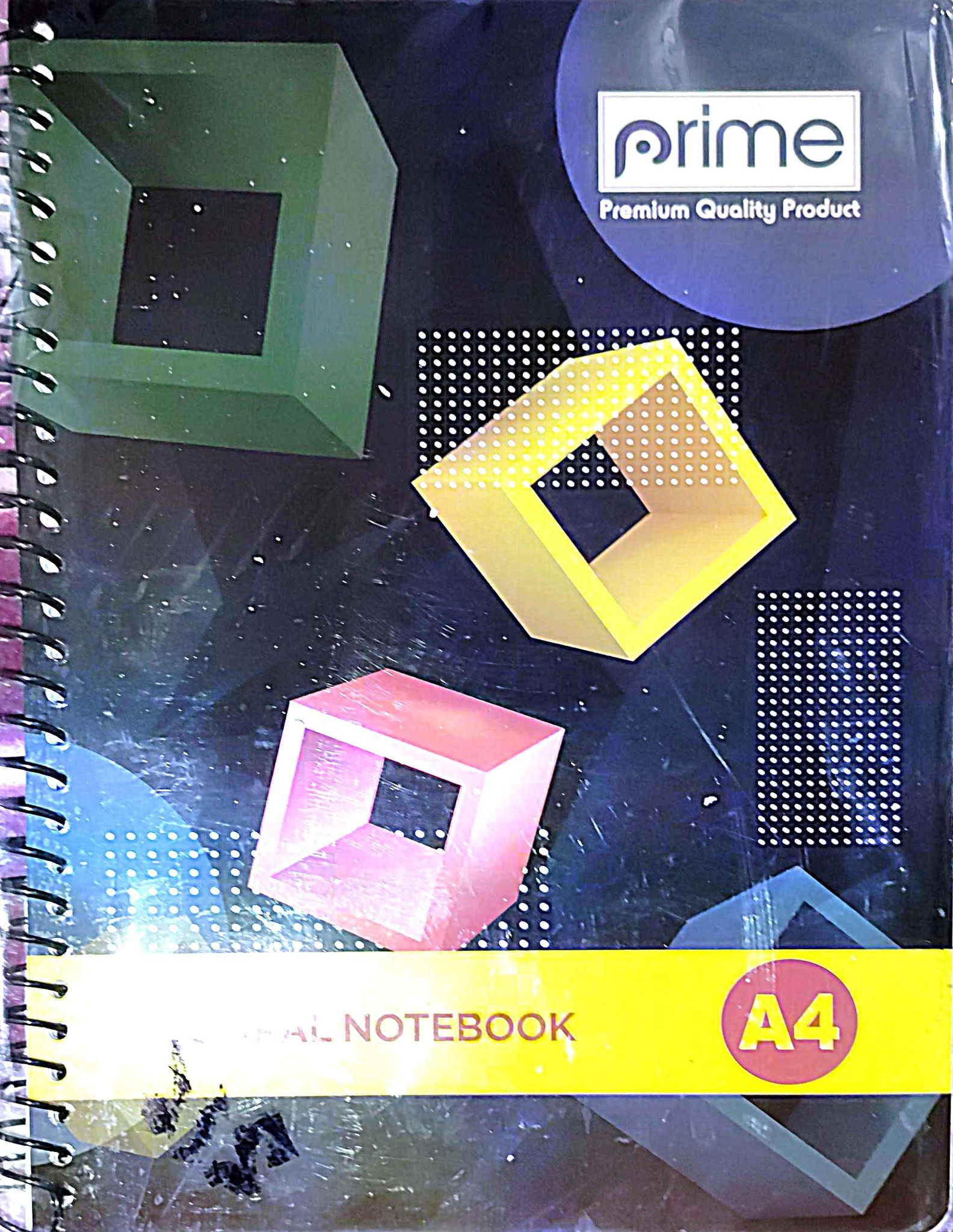 Prime Spiral register Notebook A4 Size Total 400 Pages In ruled soft cover fine paper