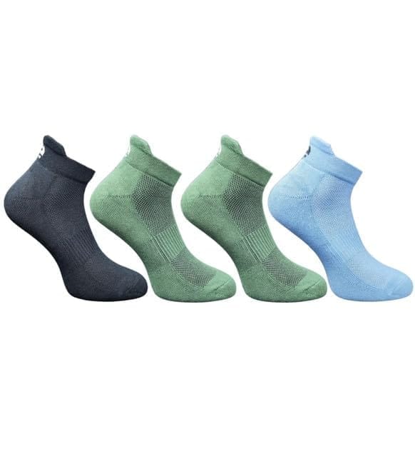 4_Pair Set Unisex Casual Cotton Printed Ankle Length Socks (Multicolor)-PID63474