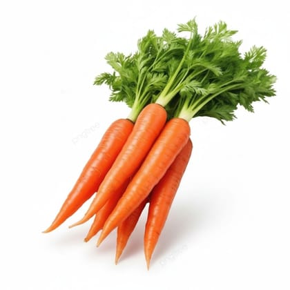 Fresh Carrots - 1 kg - One bunch of fresh carrots