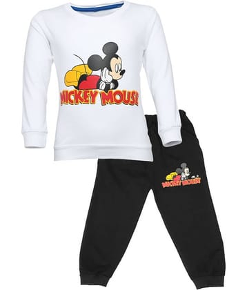 CATCUB Unisex for Baby Cotton Tops & Bottoms Sets ( White )