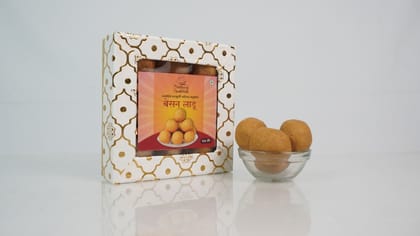Besan Ladoo (Gram Flour Ladoo) | Traditional Handmade Indian Sweet