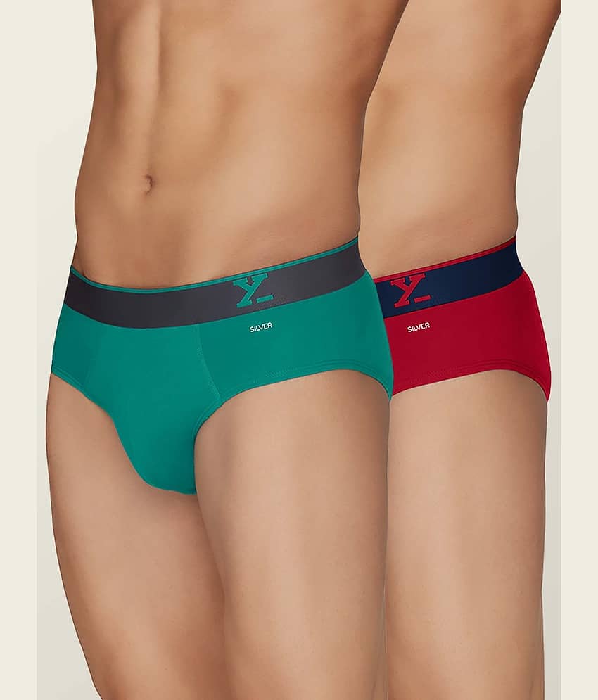 XYXX Pack of 2 Cotton Briefs For Men's ( Multicolor )