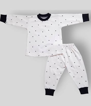 harshvardhanmart.com Pack of 1 Baby Boys Hoisery T-Shirt & Shorts ( White )