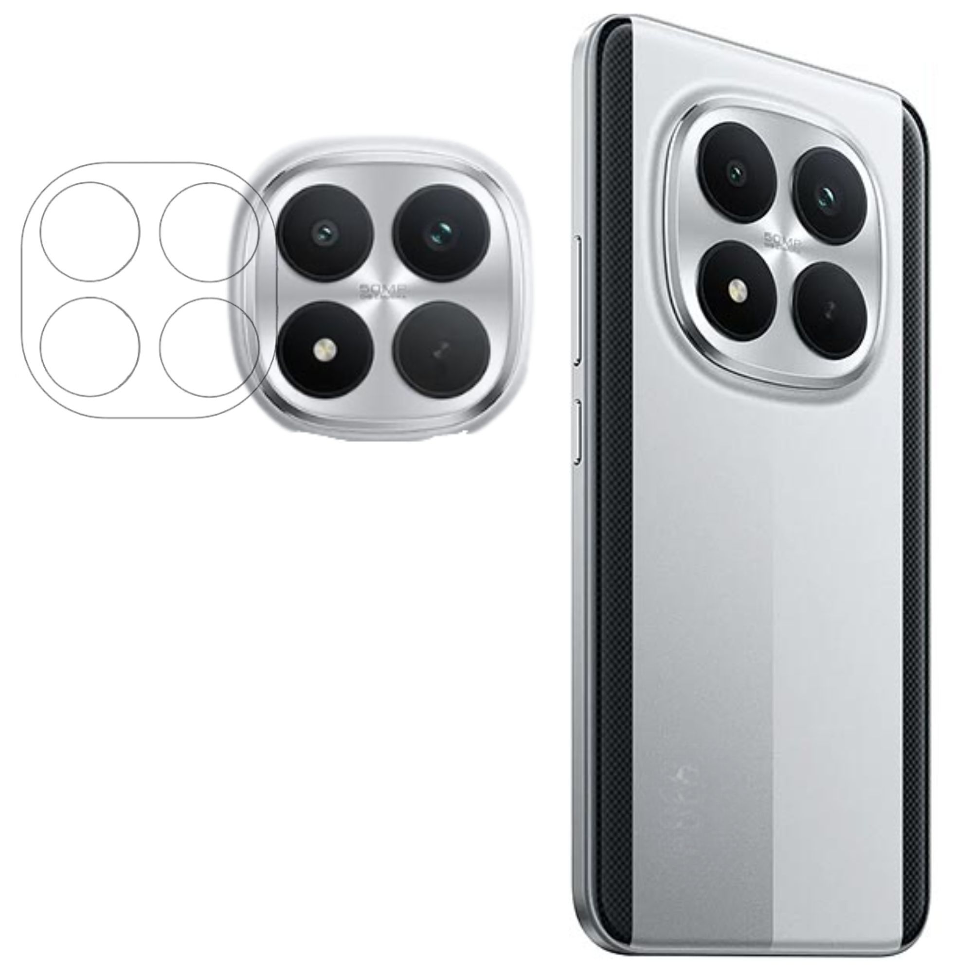 ISAAK Back Camera Lens Protector compatible for POCO M8 Pro 5G (Pack of 1)