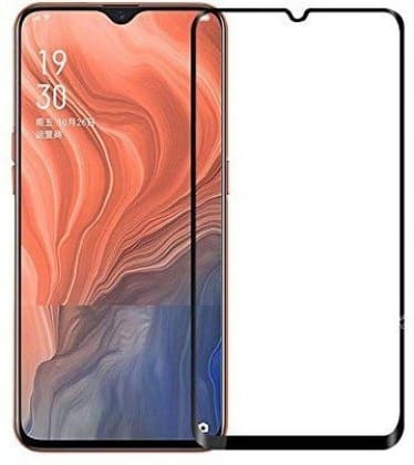 PLUGTECH Advanced Tempered Glass With Anti-Explosion 9H Hardness Edge-To-Edge Coverage Screen Guard for OPPO RENOZ