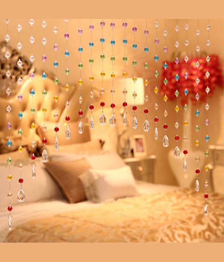 PINDIA Set of 10 Door Beaded String Curtain