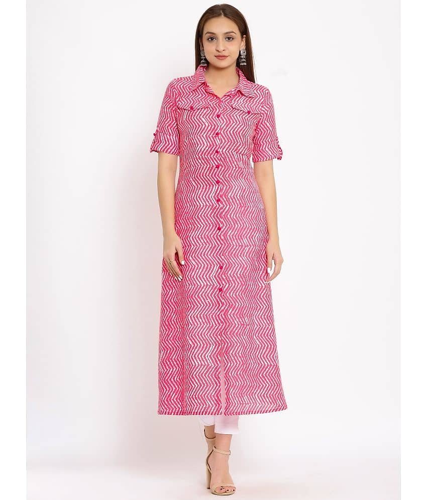 NeshamaKurti - Grey Rayon Women's Front Slit Kurti ( Pack of 1 )