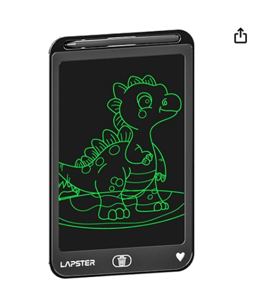 Lapster Multicolour LCD Writing Pad 12 inches Screen Slate for Kids,and Writing pad for Kids(Black)