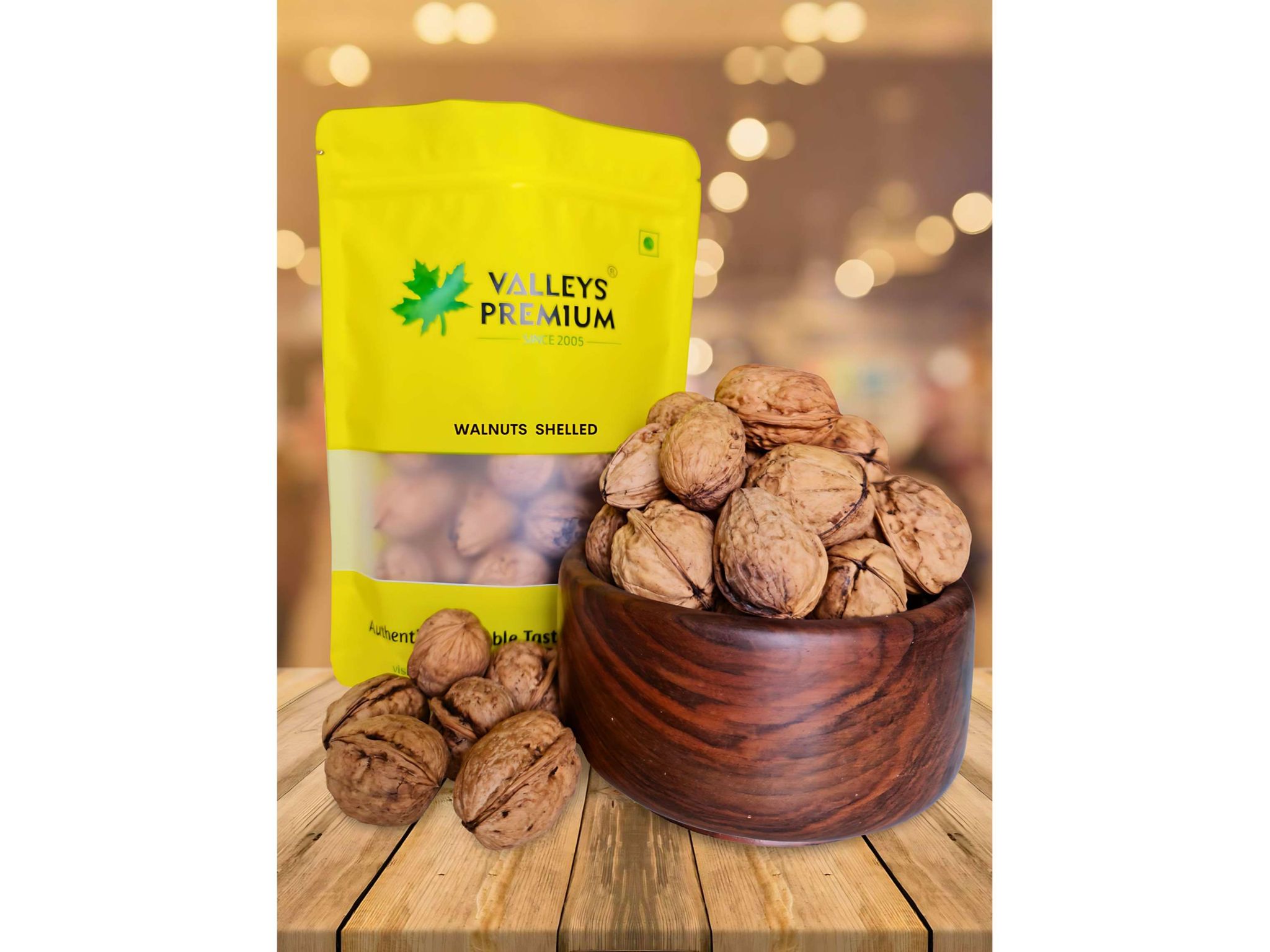 Valleys Premium Kashmiri Inshell Walnuts Whole (AKHROT)  - 400 Gram