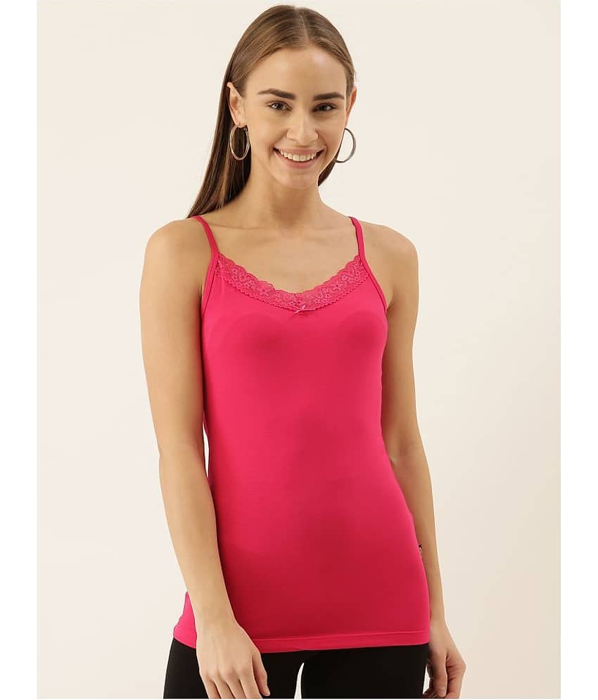 Zebu Semi rayon Camisoles - Pink