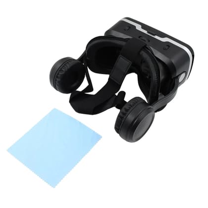 3D / HD VR Box Glasses Virtual Reality Goggles Headset for iOS for Android Smartphone VR Goggles-For 3D VR Movies Video Games with Headphones (1 Pc)