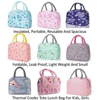 Portable Insulated Lunch Bag for Working Women, School Student Kids, Thermal Cooler Tote Bag Picnic Organizer Storage Lu Portable Insulated Lunch Bag for Working Women, School Student Kids, Thermal Cooler Tote Bag Picnic Organizer Storage Lu
