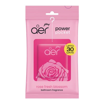 Godrej Aer Power Pocket Bathroom Fragrance - Fresh Blossom 10g (Pack of 6) Godrej Aer Power Pocket Bathroom Fragrance - Fresh Blossom 10g (Pack of 6)