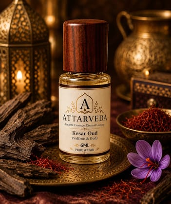 Kesar Oud Saffron Attar  6 ML
