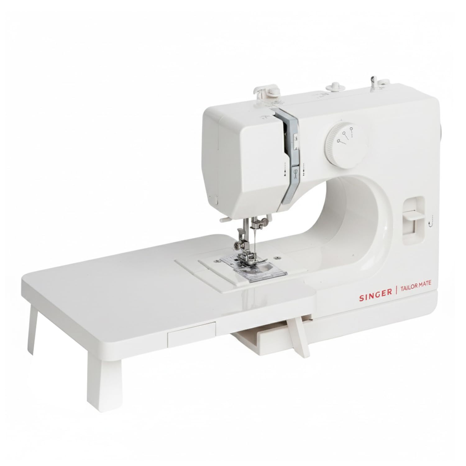 SINGER Tailor Mate Straight Stitch Sewing Machine with Free Arm | LED Light, Foot Pedal & Extension Table | 3 Stitch Length Options | 1-Year Warranty | Gifts for Woman SINGER Tailor Mate Straight Stitch Sewing Machine with Free Arm | LED Light, Foot Peda