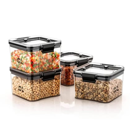 Craftlayout Pack Of 6 Airtight Masala Spice Box  400 ml