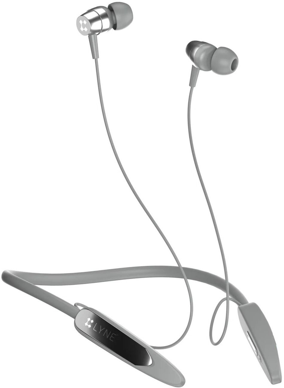 LYNE Rover 9 50 Hours Music Time Bluetooth Gaming  (Gray, In The Ear)
