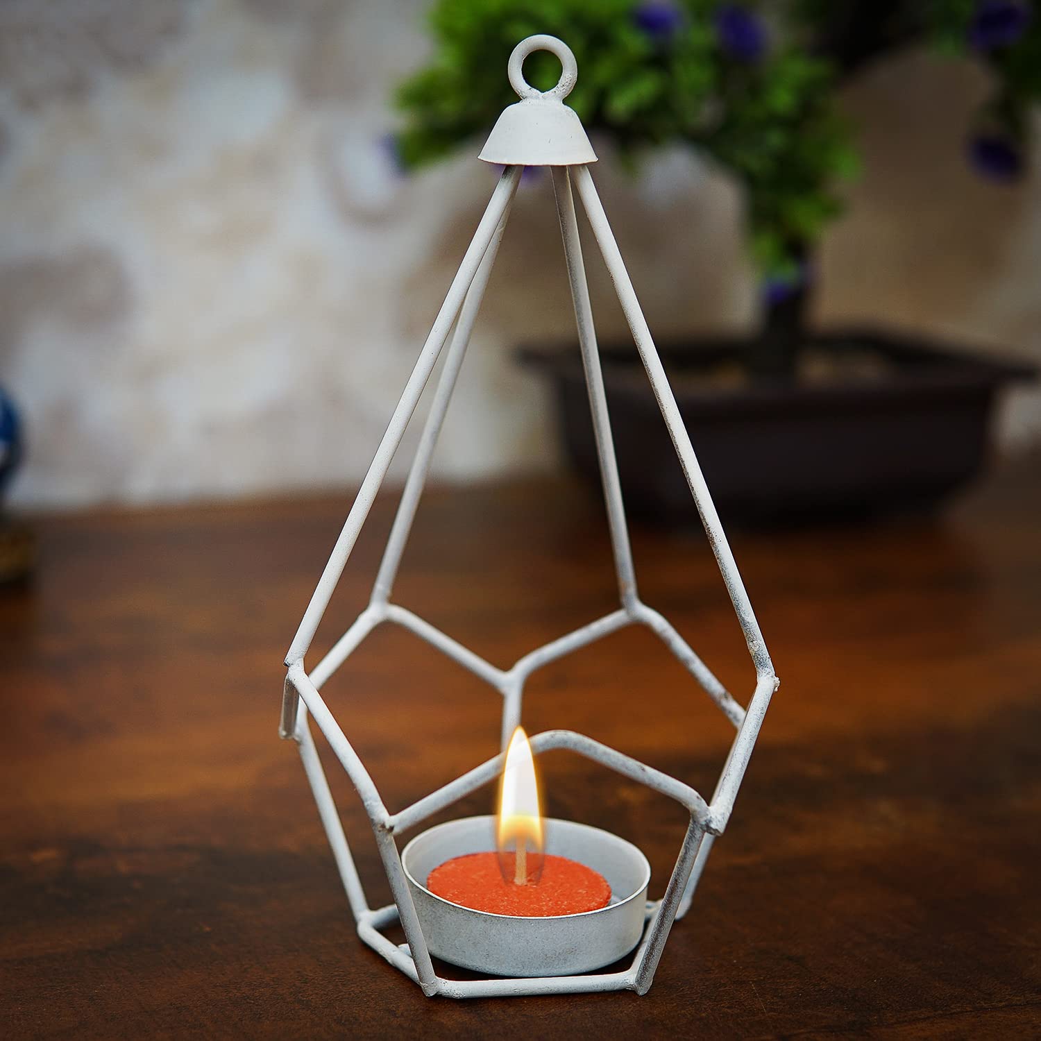 Craftlayout Iron Tea Light Candle Holder 7 Inch