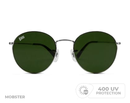 Beardo Mobster Sunglasses-Gun Metal UV-Pro