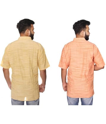 DESHBANDHU DBK Multi 100 Percent Cotton Kurta Pack of 2