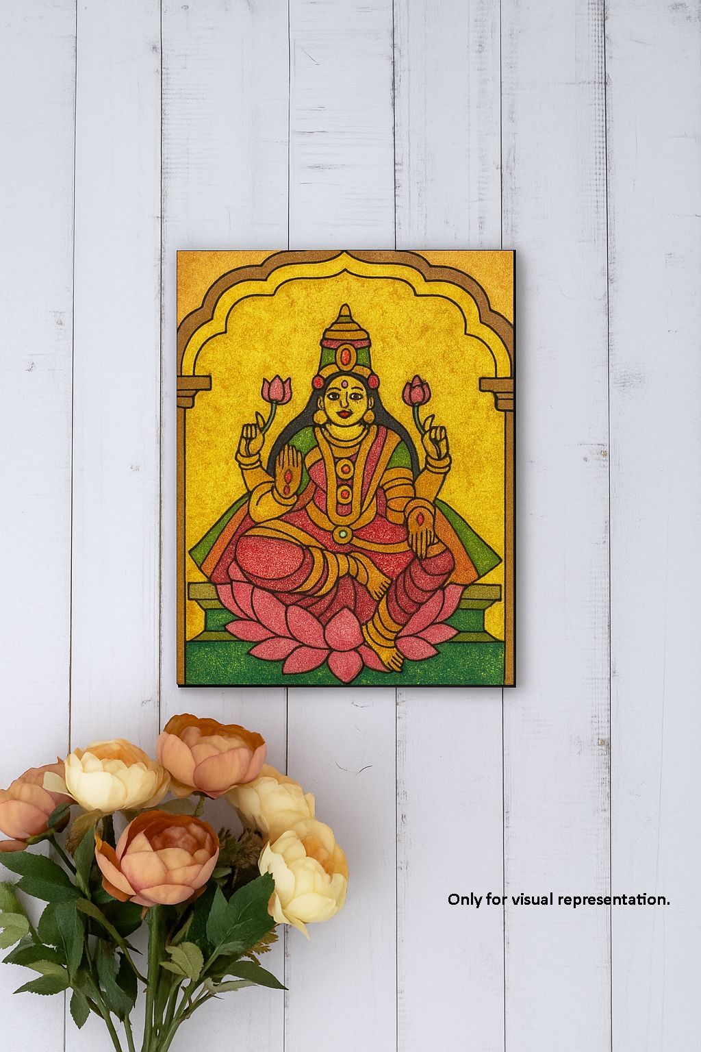 Dbeautify's DIY MDF Goddess Lakshmi Traditional Painting