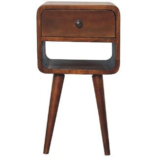 Mini Chestnut Curve Lower Bedside