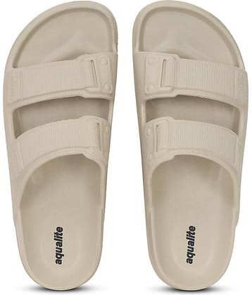 Aqualite Beige Men's Slide Flip Flop