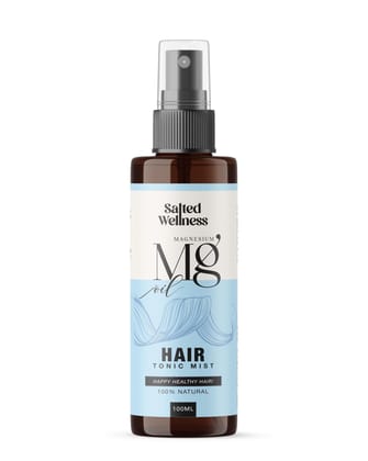 Magnesium Oil Hair Tonic Spray 40% | Natural Scalp Mist for Hair Growth & Hair Fall Control | Rosemary & Aloe Vera