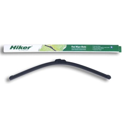VARROC Wiper Blade Frameless 610 mm 24 in | Smooth & Silent Cleaning | Works in All Weathers | Anti-Corrosion Frame | Size 24-Inch