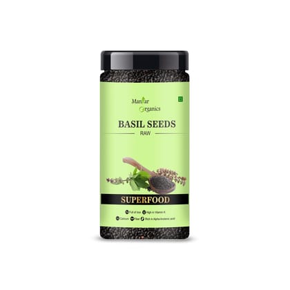ManHar Organics Raw Basil Seeds 150gm | Sabja Seeds| kamakasturi seeds| tukmalanga seeds| For Eating & Weight Management ManHar Organics Raw Basil Seeds 150gm | Sabja Seeds| kamakasturi seeds| tukmalanga seeds| For Eating & Weight Management