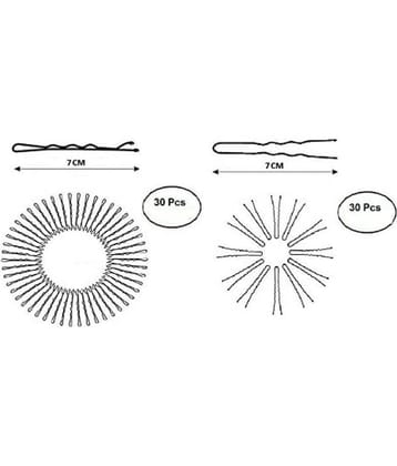 FOK Black Casual Hair Pin