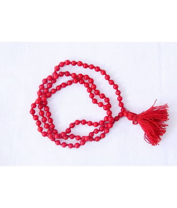 Shri Astha Vinayak Coral Stone Chain