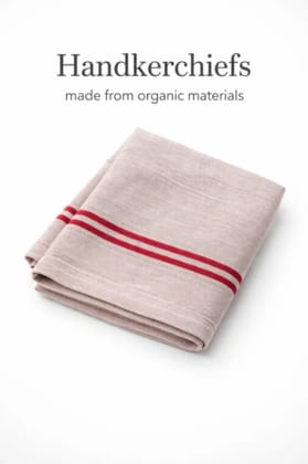 Classic Rosy Pink Cotton Handkerchief