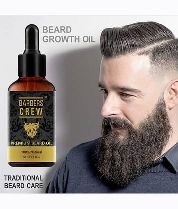 Barbers Crew - 30mL Growth Increasing Beard Oil (Pack of 1)