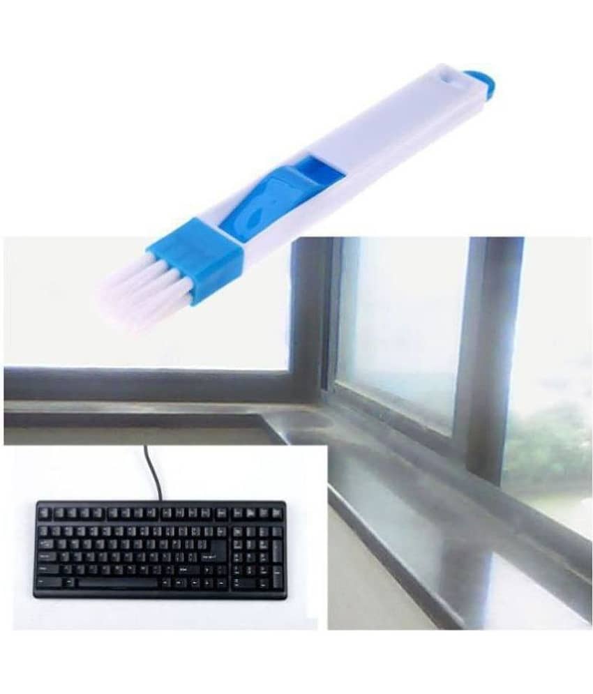Window Groove Cleaning Brush Multifunction Brush Glass Washing Brush(Blue)