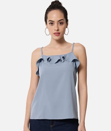 ALL WAYS YOU Women's Polyester Camisole Top ( Light Blue )