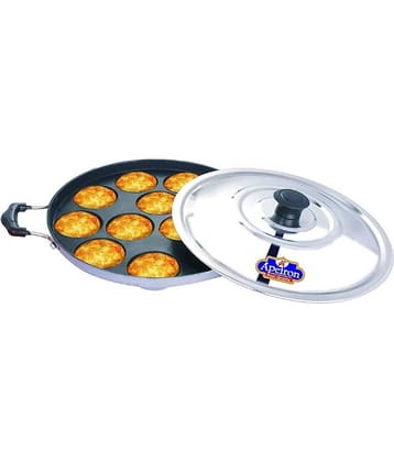 APEIRON Appam silver Non-Stick Aluminum Chetty Pan 27 cm 1000 mL