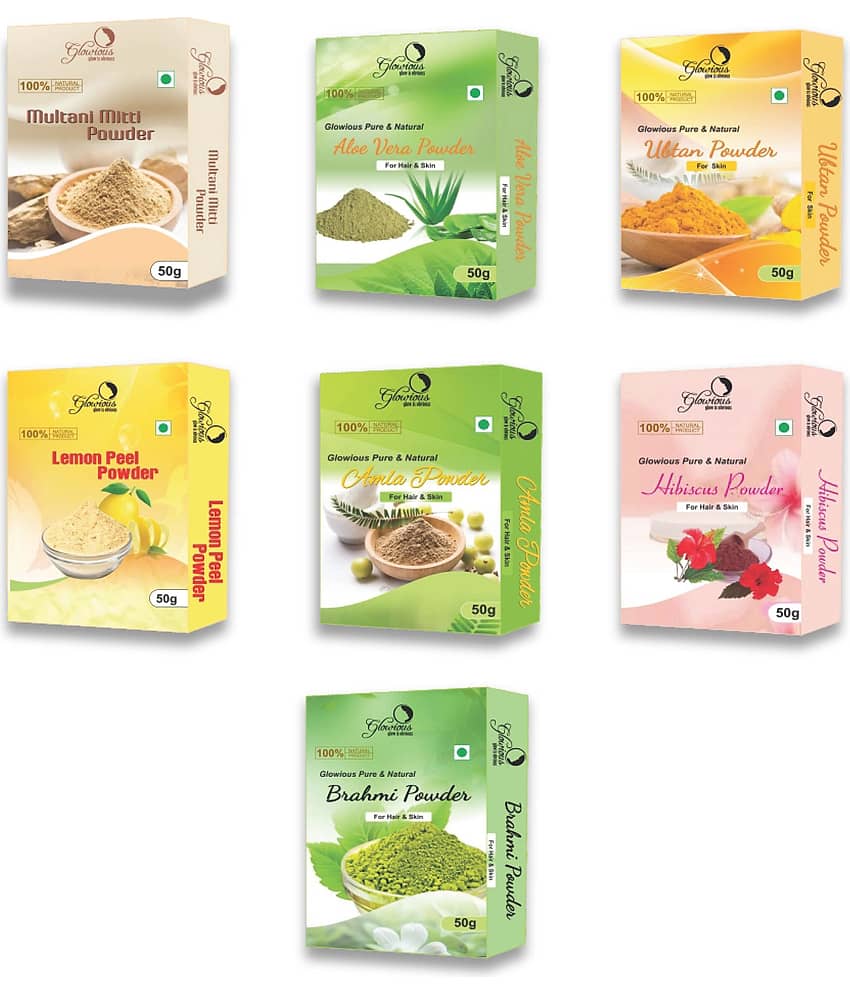 glowious - Skin Toning Face Pack for Normal Skin ( Pack of 7 )