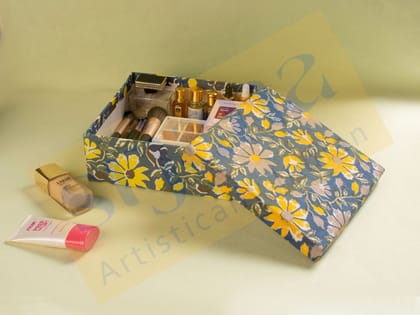 Srjana Handcrafted Fabric Storage Box Srjana Handcrafted Fabric Storage Box