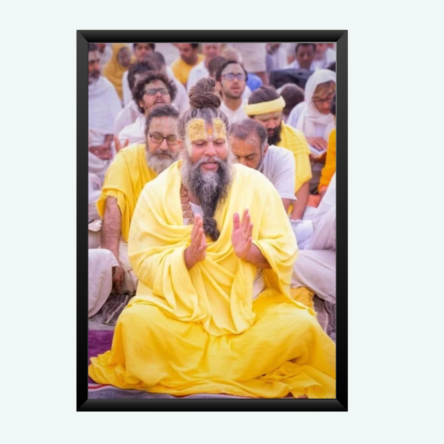 NOKKES Premanand Ji Maharaj Vrindavan Religious Photo frame 5X7 Inch Photo Frame_WEW65