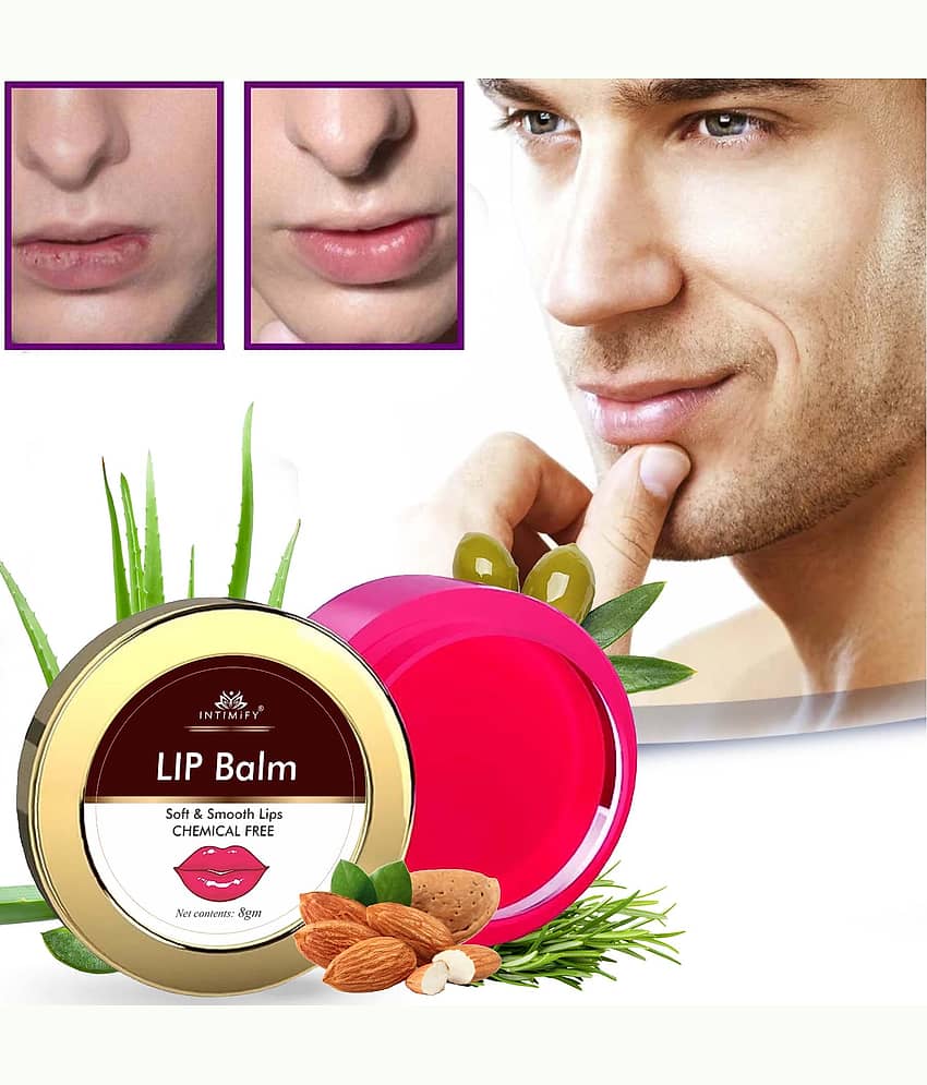 Intimify Lip Balm, Lip Balm Men, Lip Balm Women, Beetroot Lip Balm 8 gms