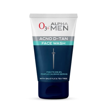 O3+ Alpha Men Acno D-Tan Face Wash